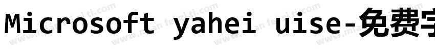 Microsoft yahei uise字体转换